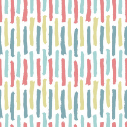 Printed Cotton LANKA White / Bright Multicolored